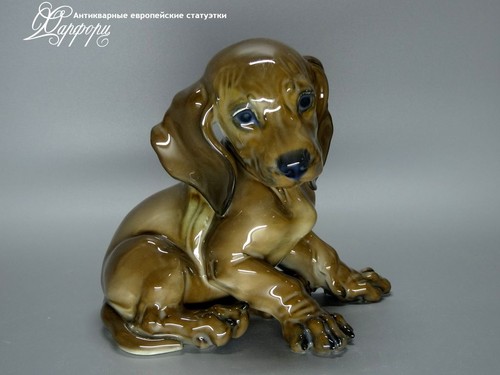 Купить фарфоровые статуэтки Rosenthal, Щенок таксы, Германия